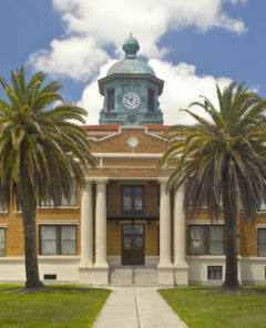 Small town courthouse in Inverness Florida.